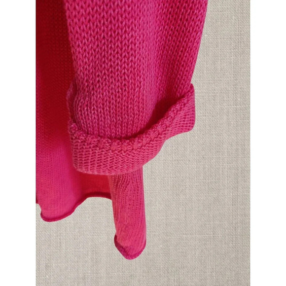 Chicos Womens Knit Cardigan Button Cuff Detail Begonia pink Size 2 - Picture 12 of 12
